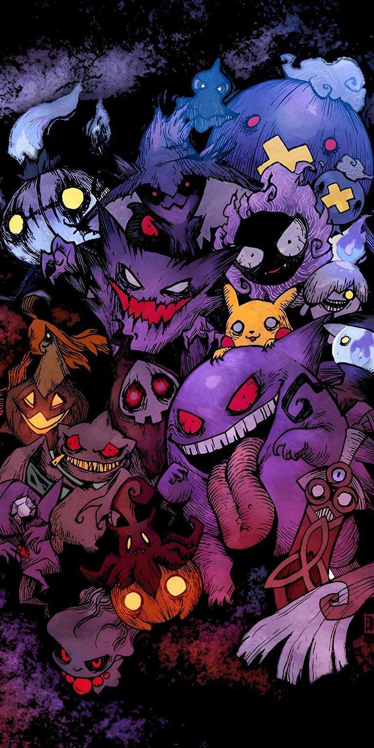 Pokemon characters scary wallpaper
