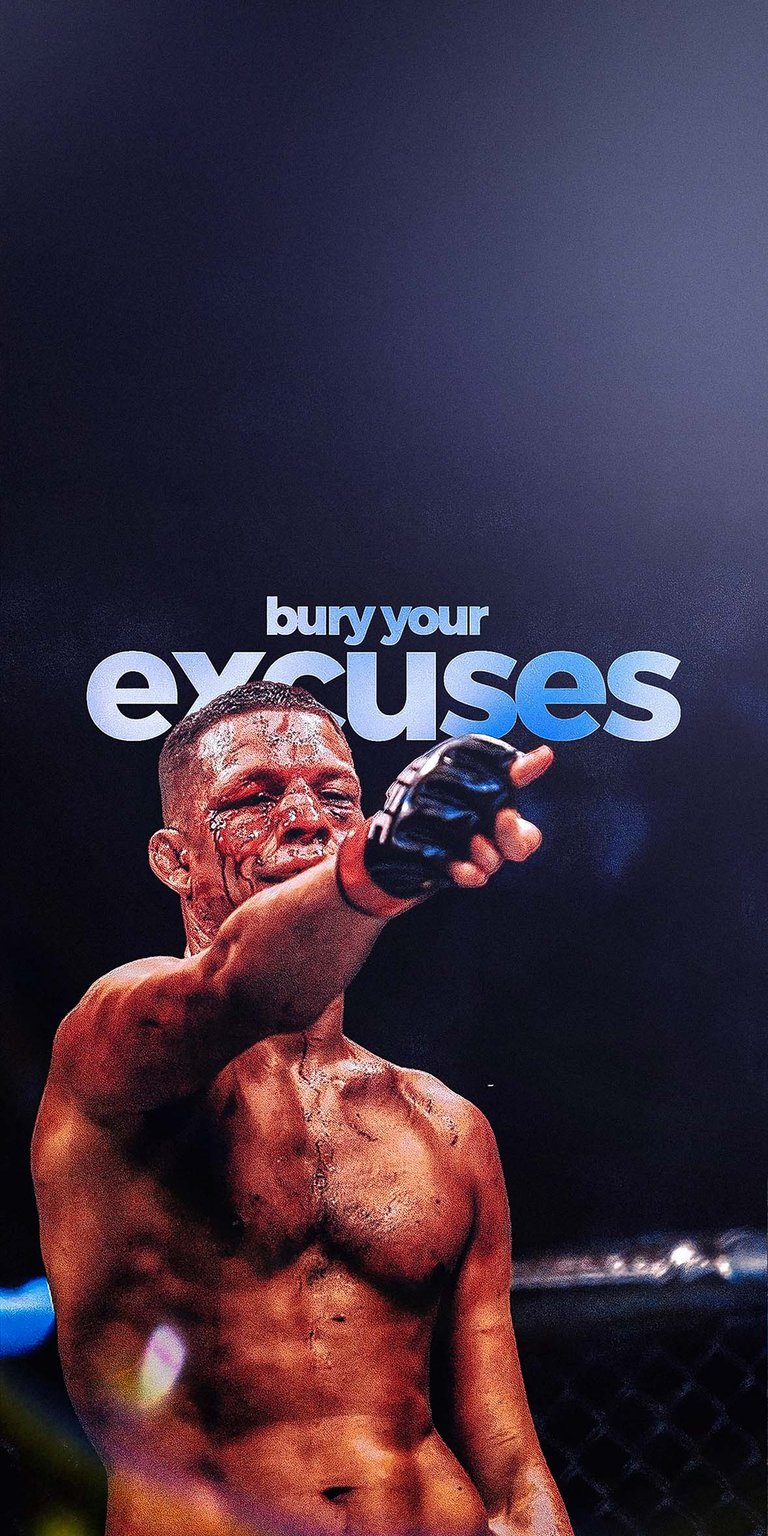 Nate Diaz MMA quote wallpaper for iPhone