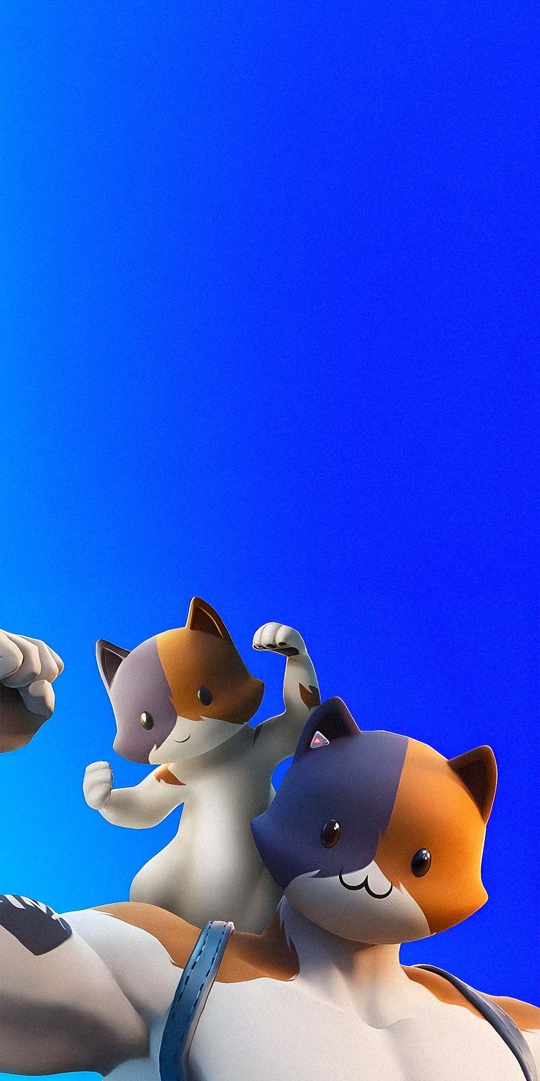 Meowscles Fortnite wallpaper 4k