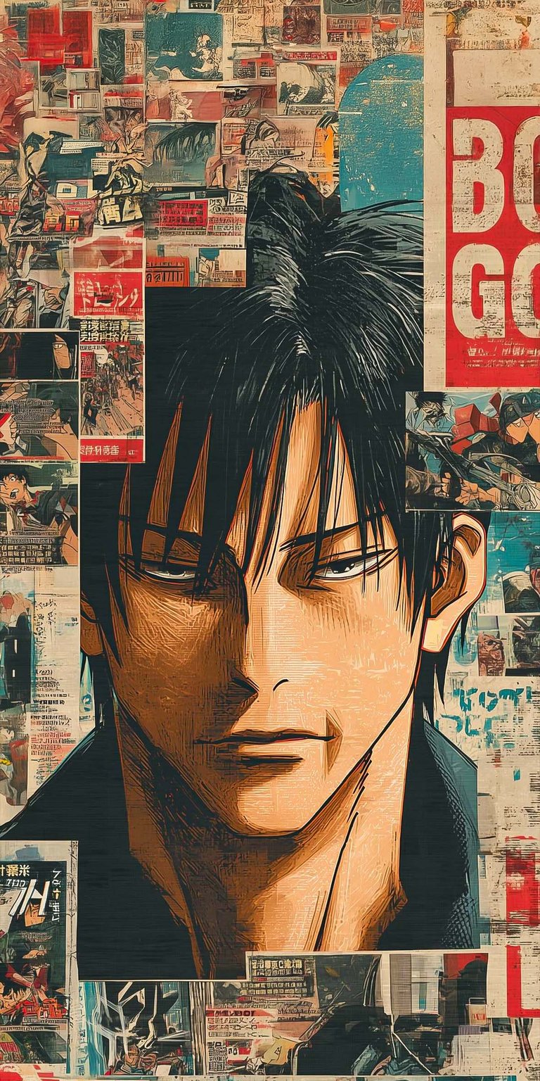 Toji Fushiguro poster art wallpaper iOS 4K