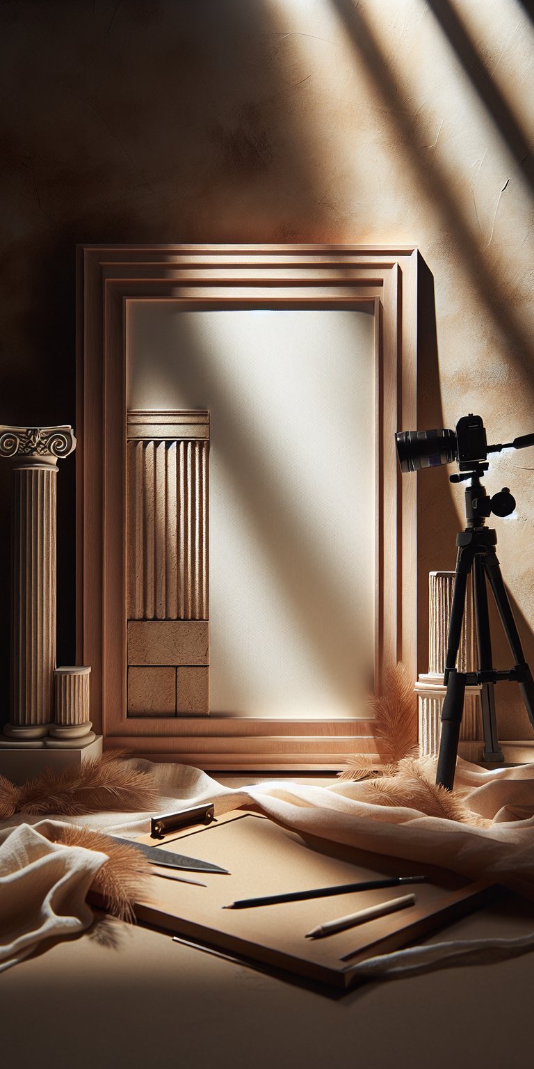 Picture frame with an old design posts wallpaper