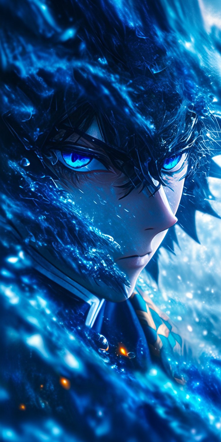 Giyu Tomioka iPhone Wallpaper 4K