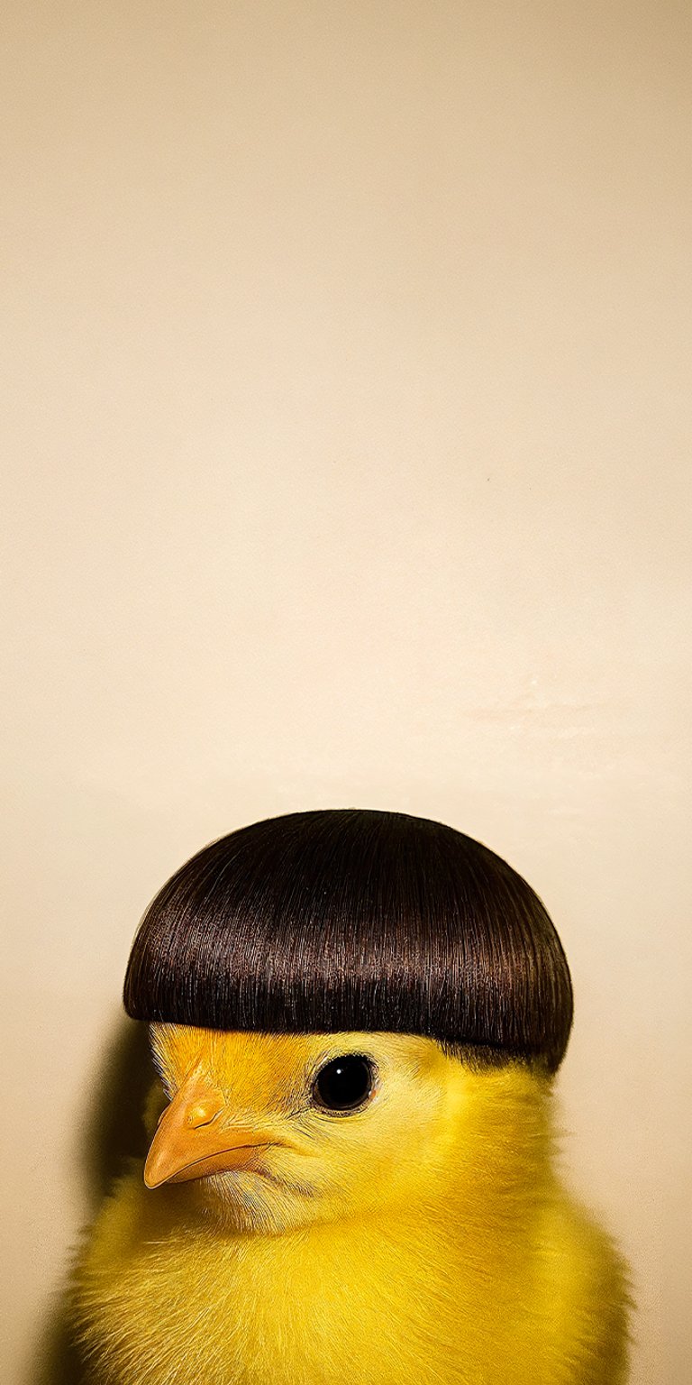 Chick bowl cut hairstyle wallpaper iPhone 4K