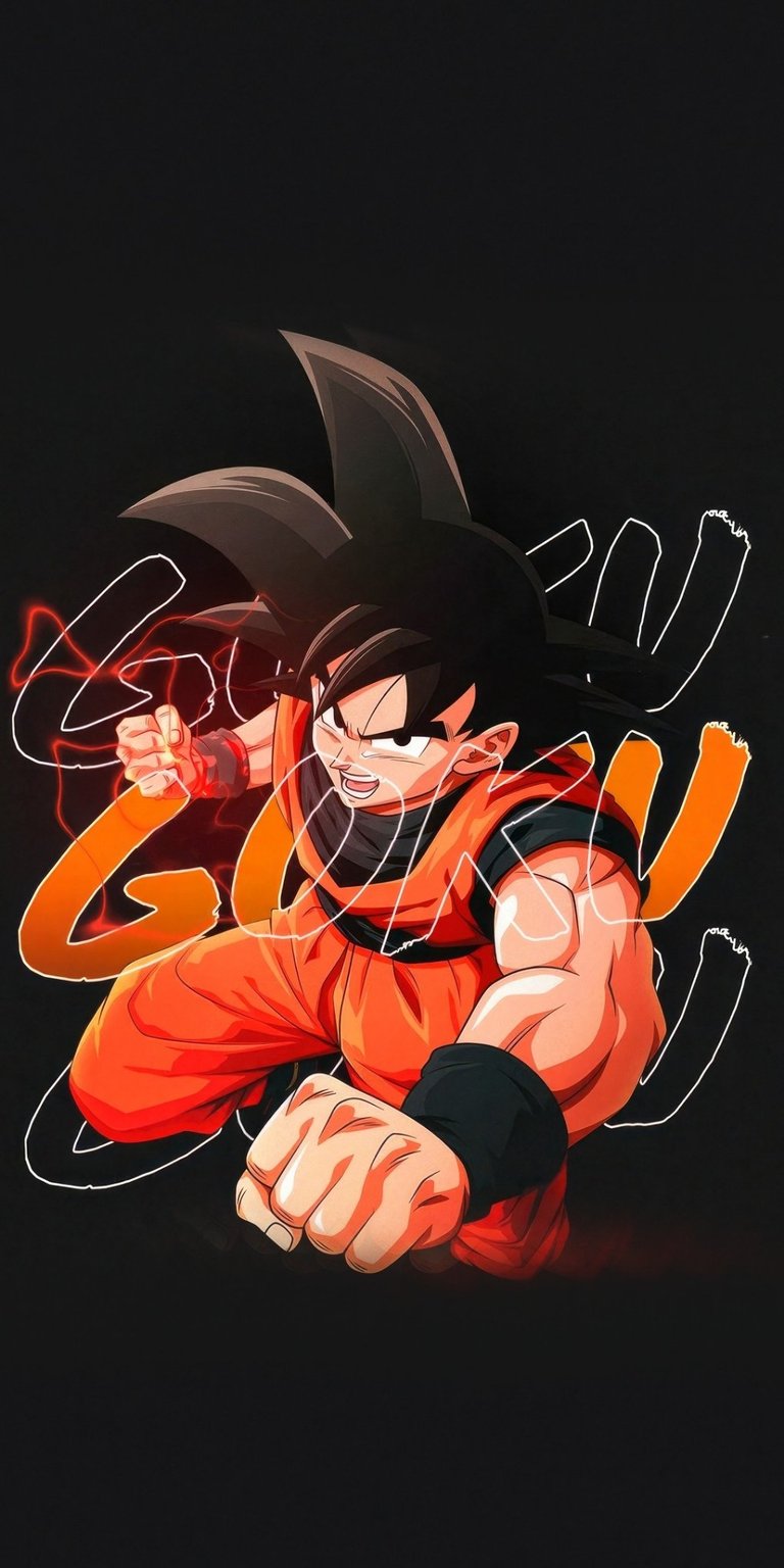 Goku poster wallpaper iPhone