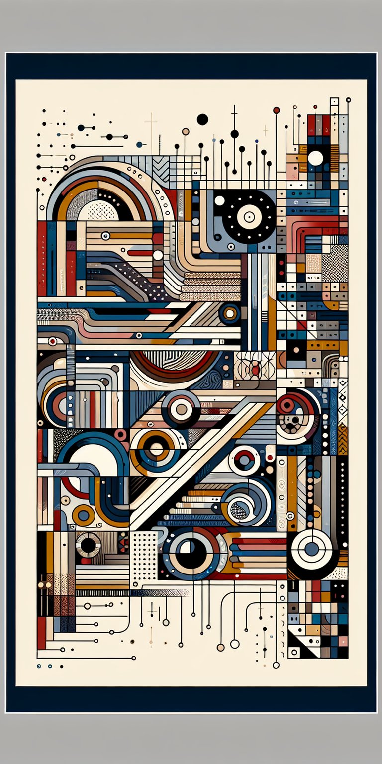 Illustration of abstract art wallpaper