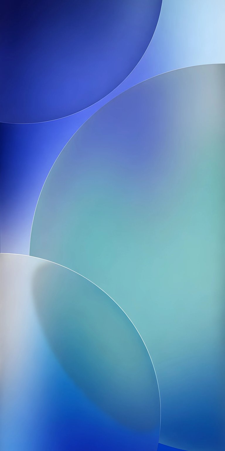 Download this abstract blue 4K wallpaper for your iPhone, showcasing subtle gradient shifts and translucent, layered circles. This beautiful wallpaper features overlapping blue tones and soft lighting.