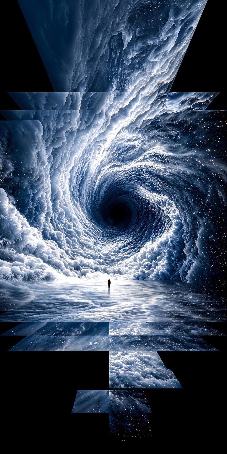 Circle of Galaxy art wallpaper iPhone