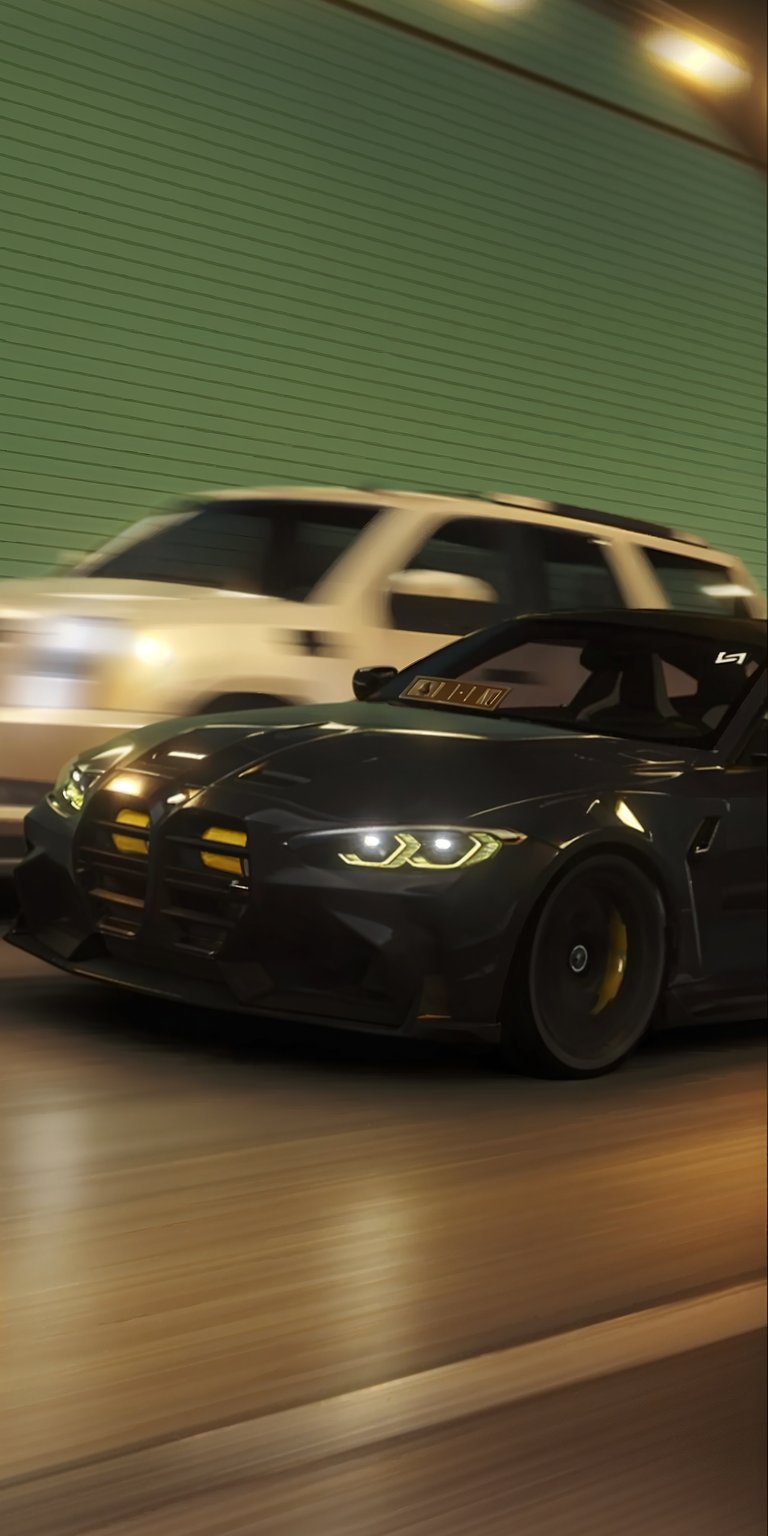 BMW M4 Black Wallpaper iOS