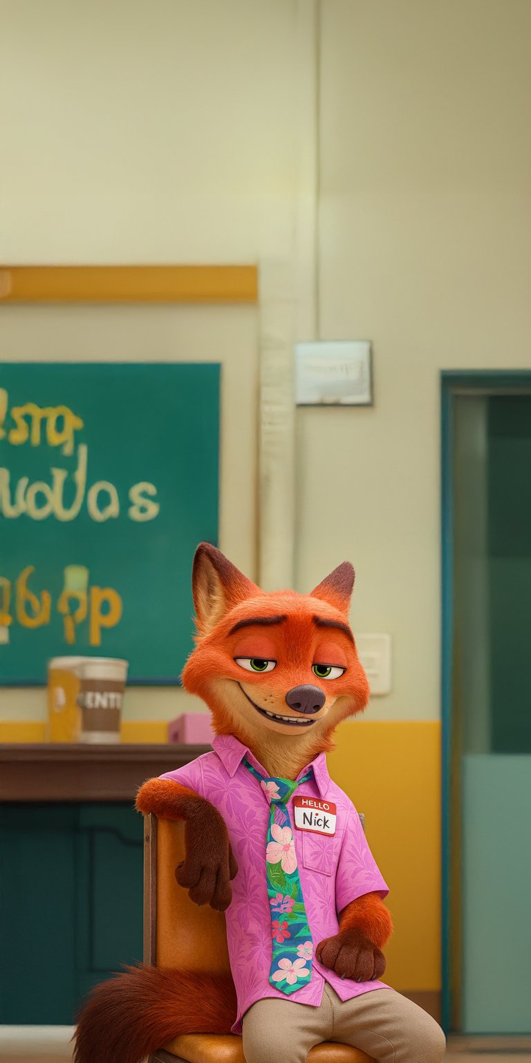 Nick Wilde fox wallpapers for mobile 4K