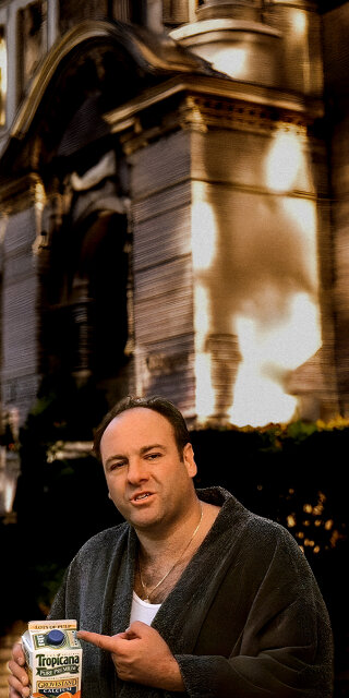 Tony Soprano morning orange juice wallpapers