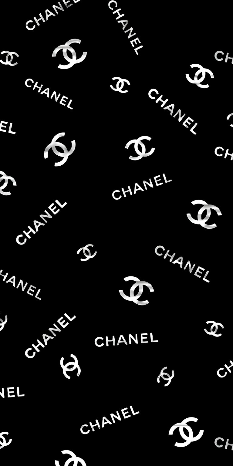 Download this Chanel 4K wallpaper to refresh your iPhone; this wallpaper features a repeating pattern of tilted "CHANEL" text and the brand's iconic double-C logo. This wallpaper is perfect for anyone who loves luxury fashion.
