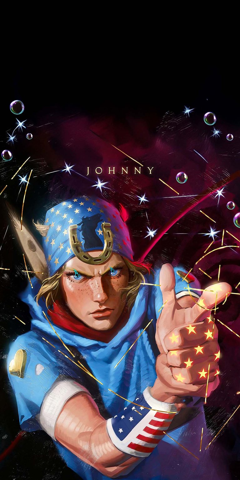 Johnny Joestar poster 4K iPhone wallpaper