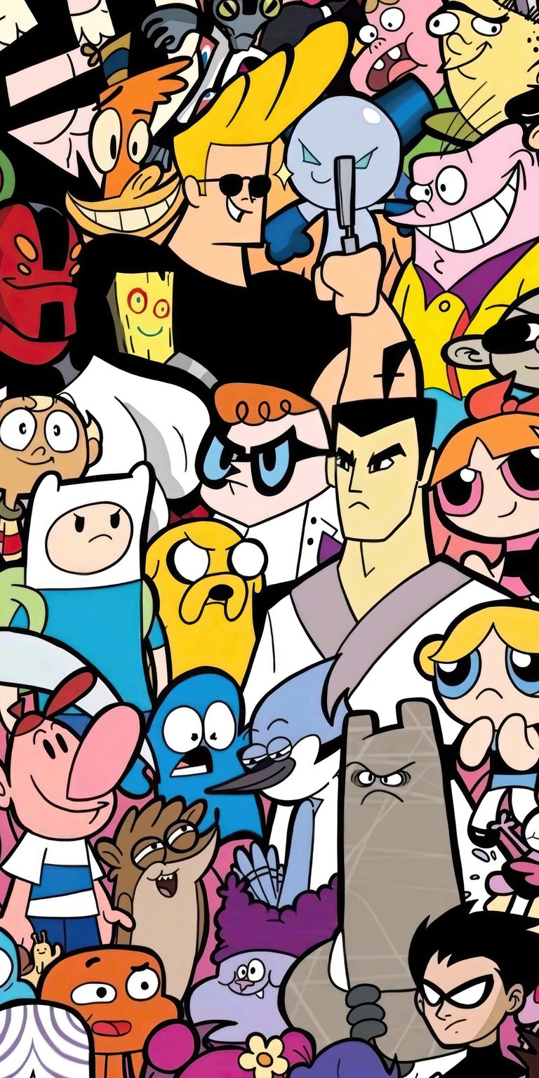 Cartoon Network characters wallpaper iPhone