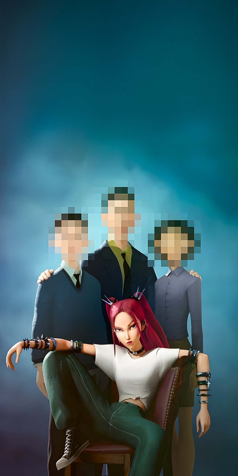 Mira with her family wallpaper iPhone HD