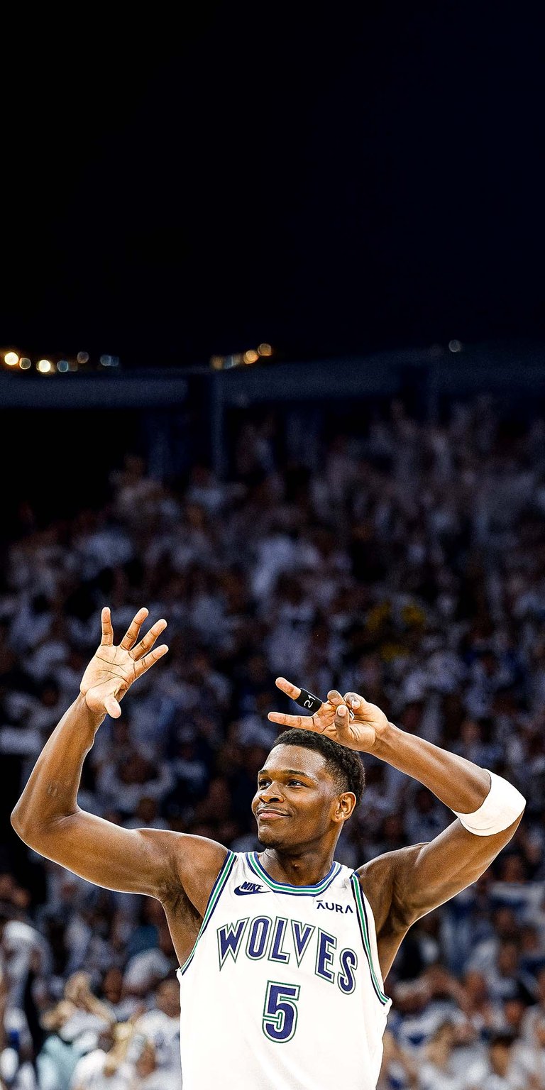 Anthony Edwards of the Minnesota Timberwolves Wallpaper