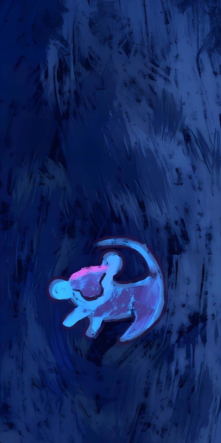 Little Lion Art iPhone Wallpaper HD