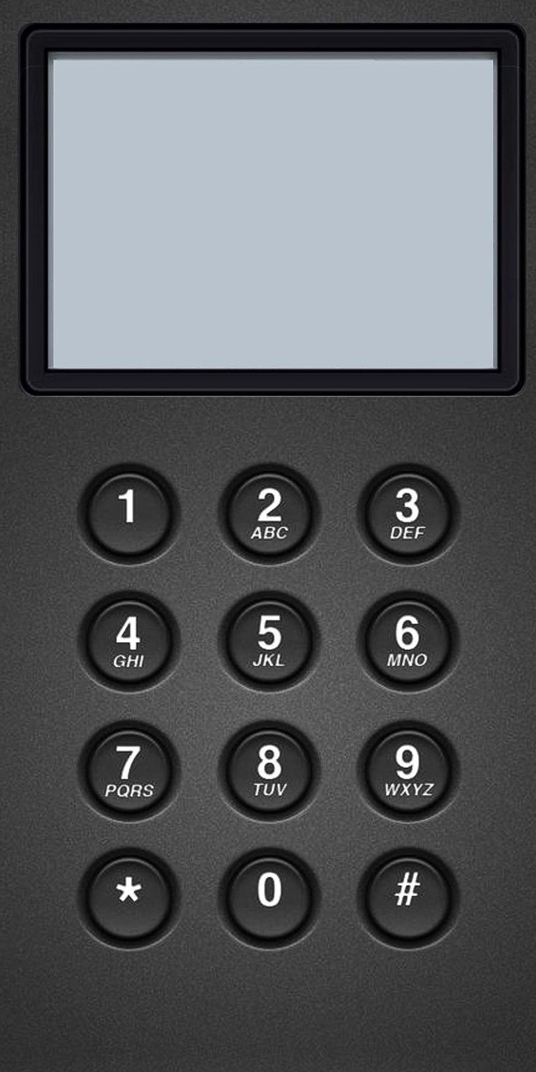 3D old button phone wallpaper HD 4k