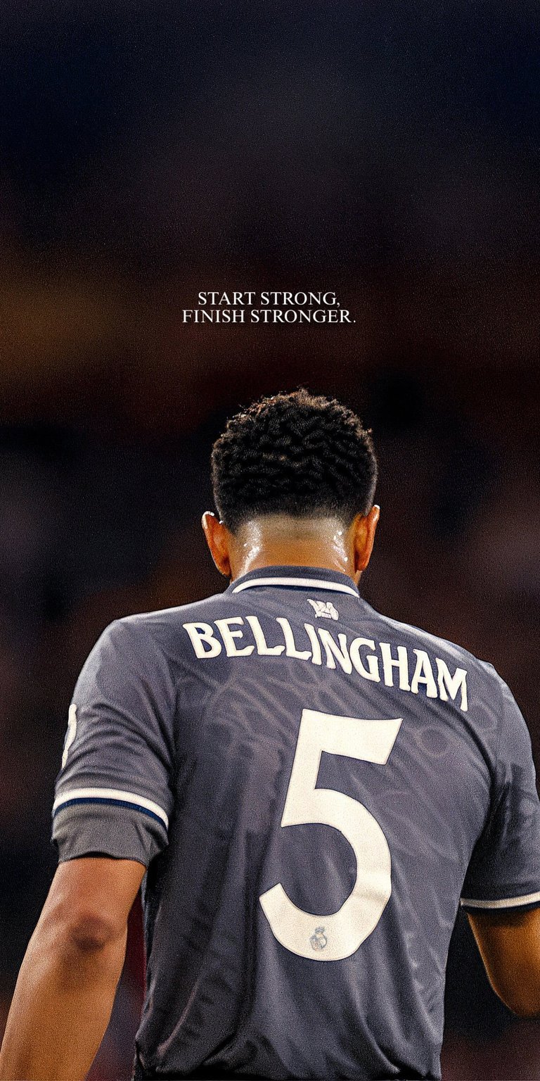 Jude Bellingham wallpaper for iPhone with quote