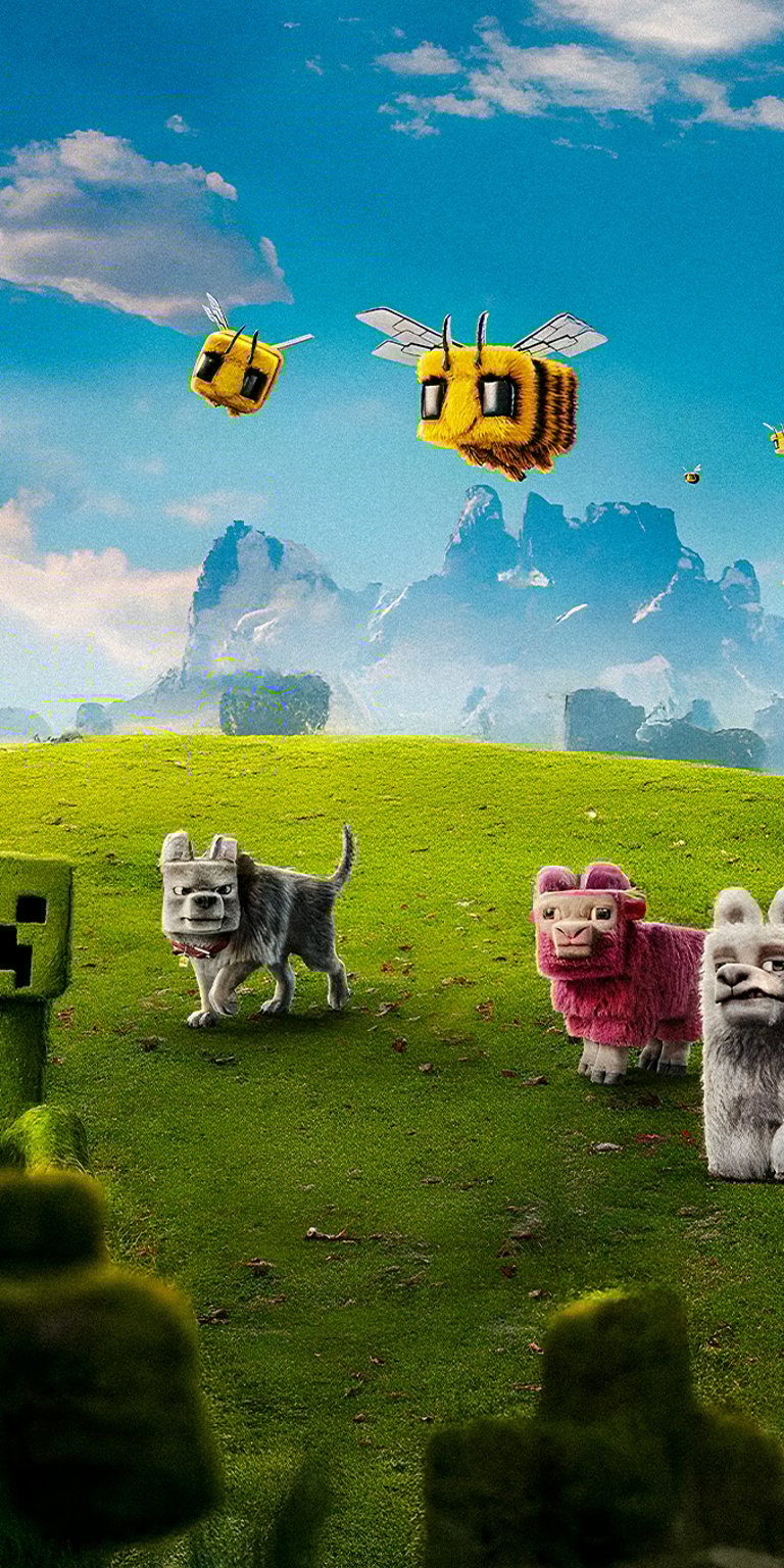 Minecraft The Movie wallpaper in 4K