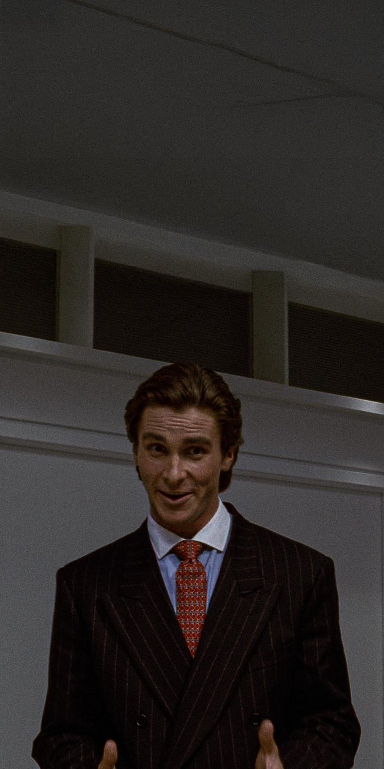 Patrick Bateman American Psycho Wallpaper HD iPhone