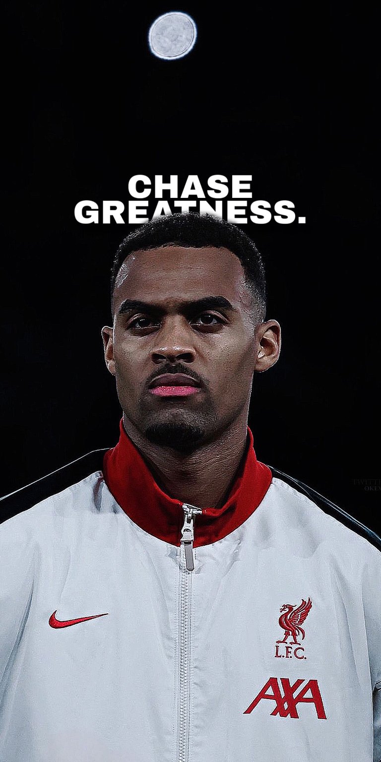 Ryan Gravenberch quotes wallpaper for iPhone 4K