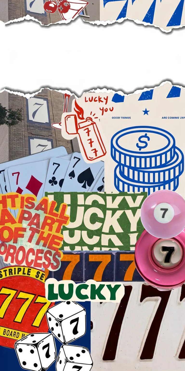 Casino collage art iPhone wallpaper HD