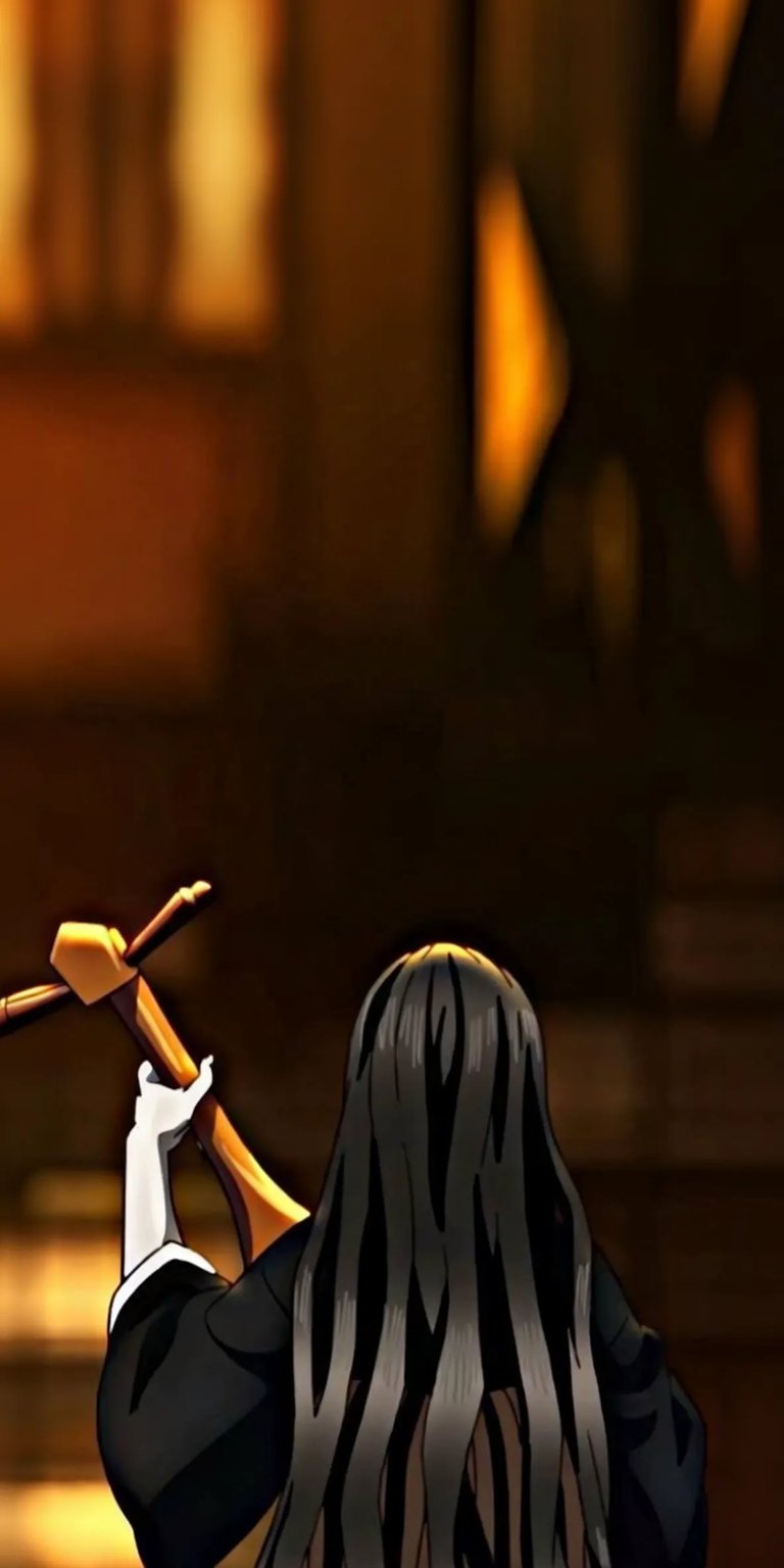 Demon Slayer Nakime iOS wallpaper 4K