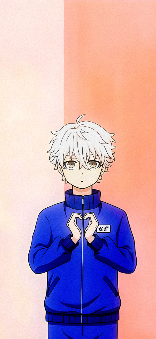 Yoichi Isagi heart hands matching wallpaper mobile 4K