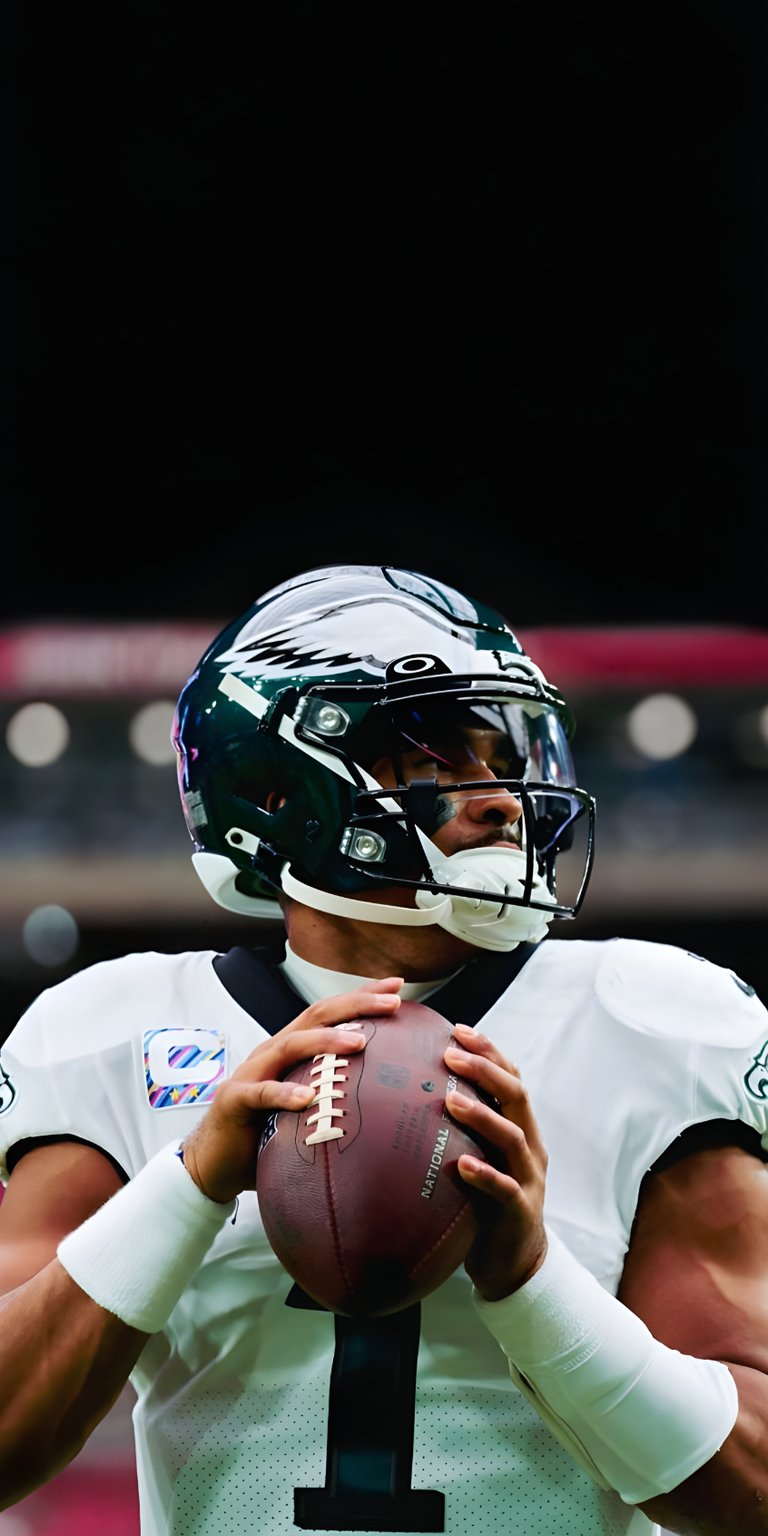 catch ball football player football game pass sports ball helmet jalen hurts eagles philadelphia jalen hurts