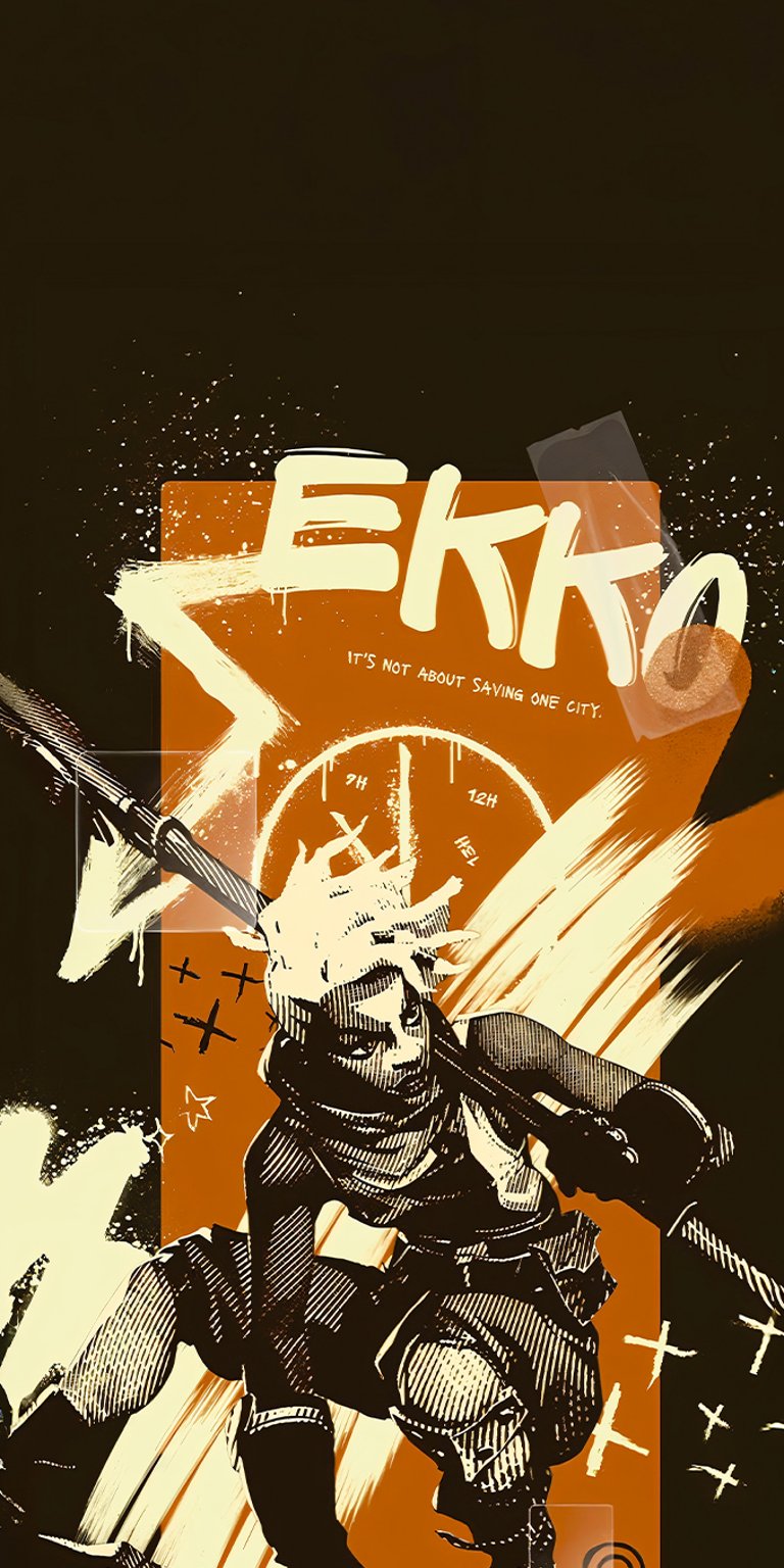 Ekko wallpaper iPhone 4K