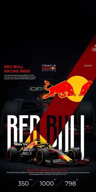 Red Bull F1 Grand Prix wallpaper for iOS