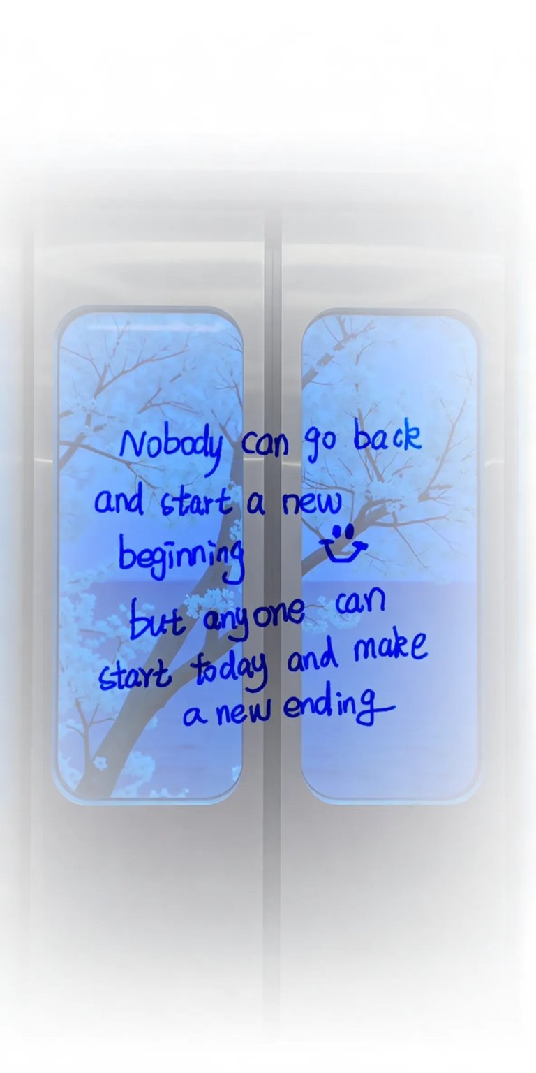 Motivational quote train door art iPhone wallpaper 4K