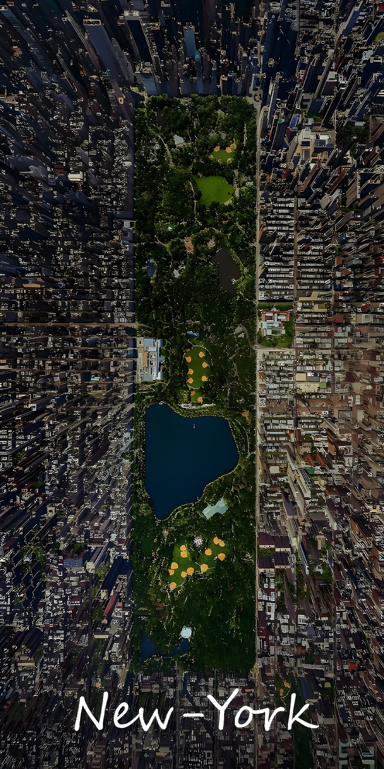 New York birds eye view shot mobile wallpaper
