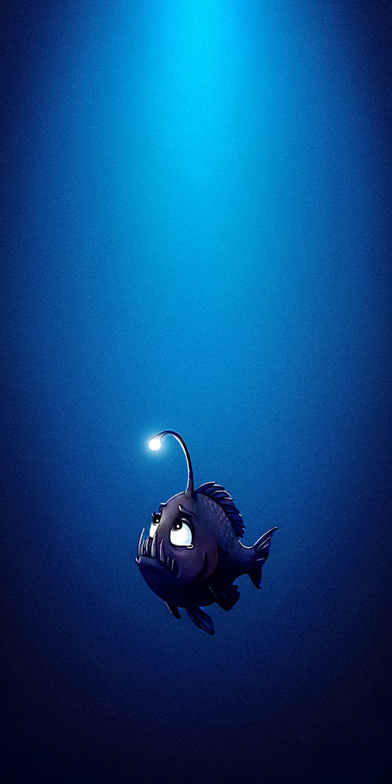 Anglerfish meme cute wallpaper for iPhone