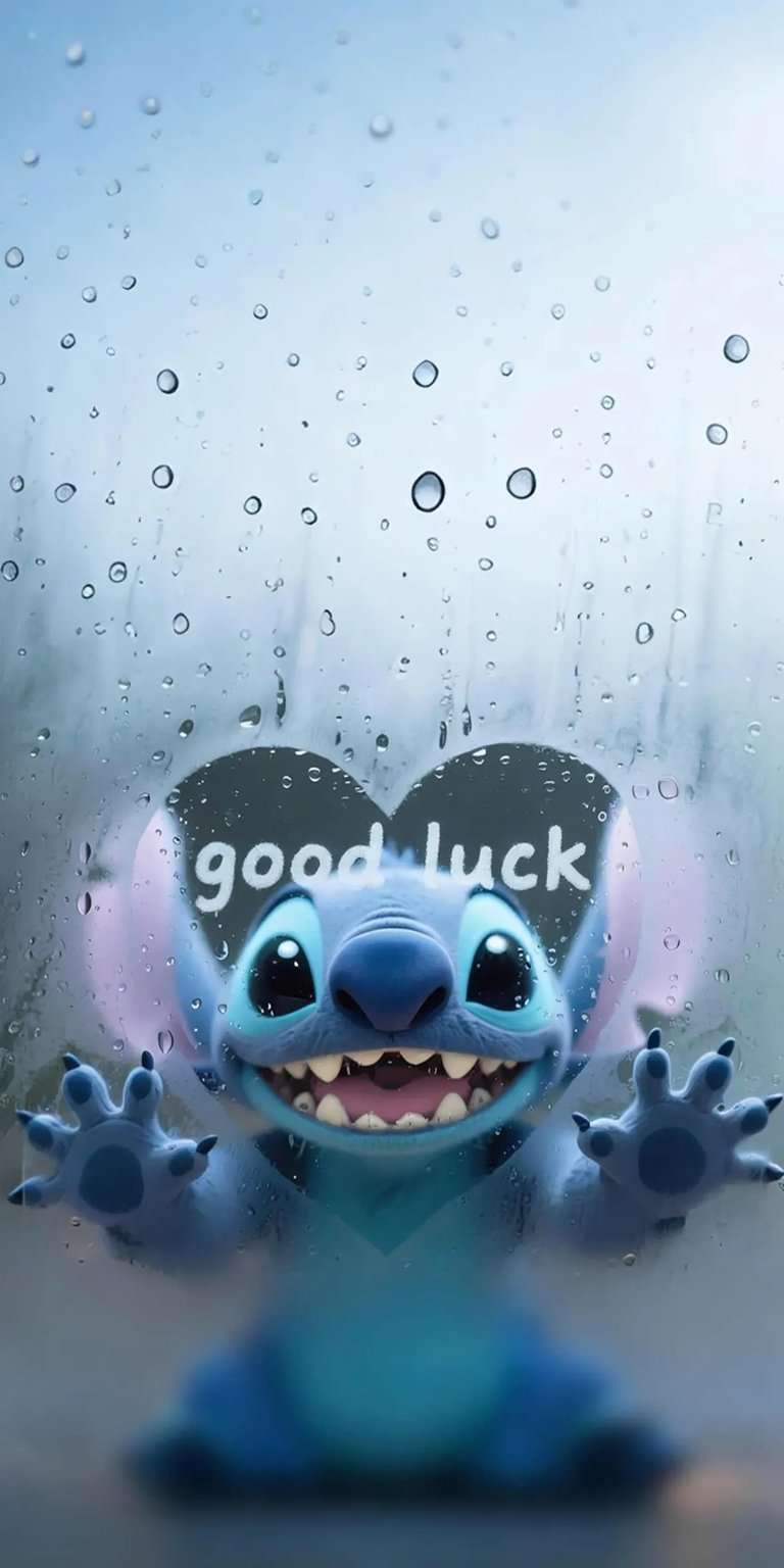 Stitch Mist Glass Phone Wallpaper HD