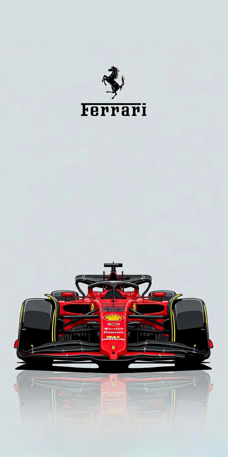 This Ferrari wallpaper in 4K resolution is perfect for your iPhone, showcasing the iconic red race car with sleek black accents and a detailed reflection. Set this stunning wallpaper as your background and enjoy the high-speed energy every time you glance at your screen.