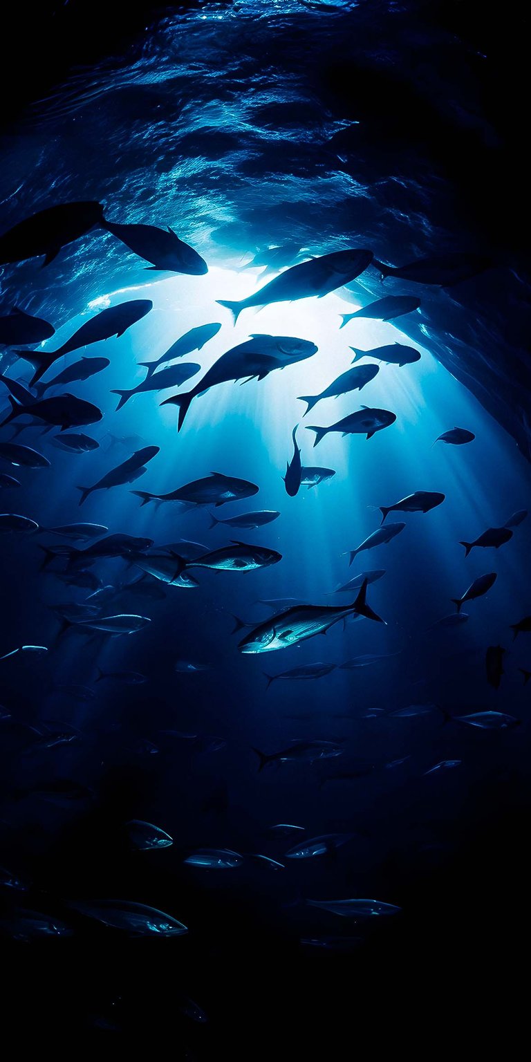 Ocean underwater world wallpaper HD iPhone