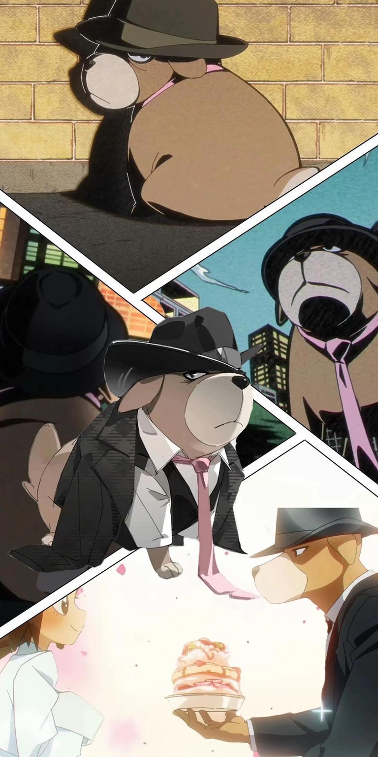 Ahu super dog collage 4K wallpaper iPhone