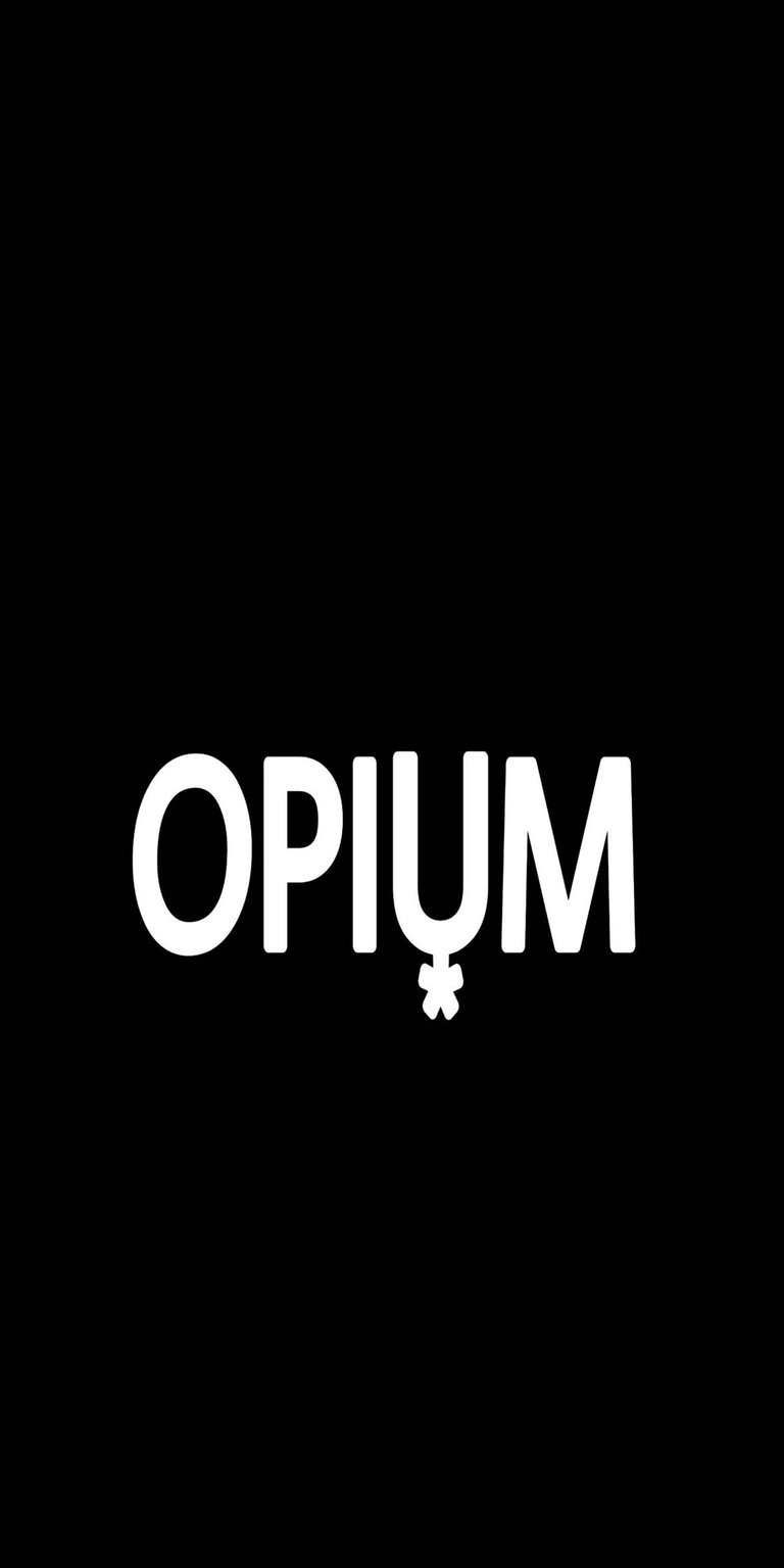 Opium logo dark iPhone wallpaper HD