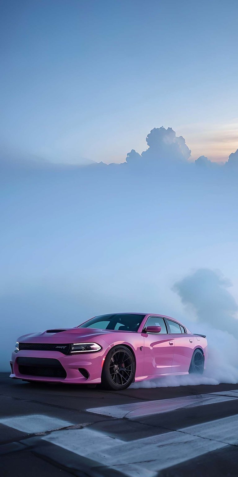 Dodge Charger burnout wallpaper iOS HD