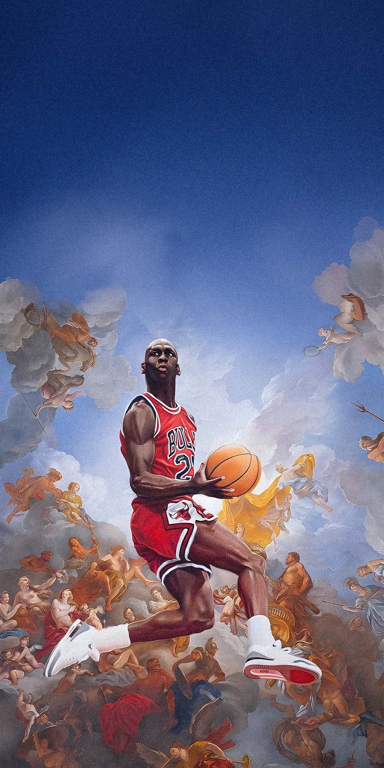 Michael Jordan iconic dunk wallpaper iphone