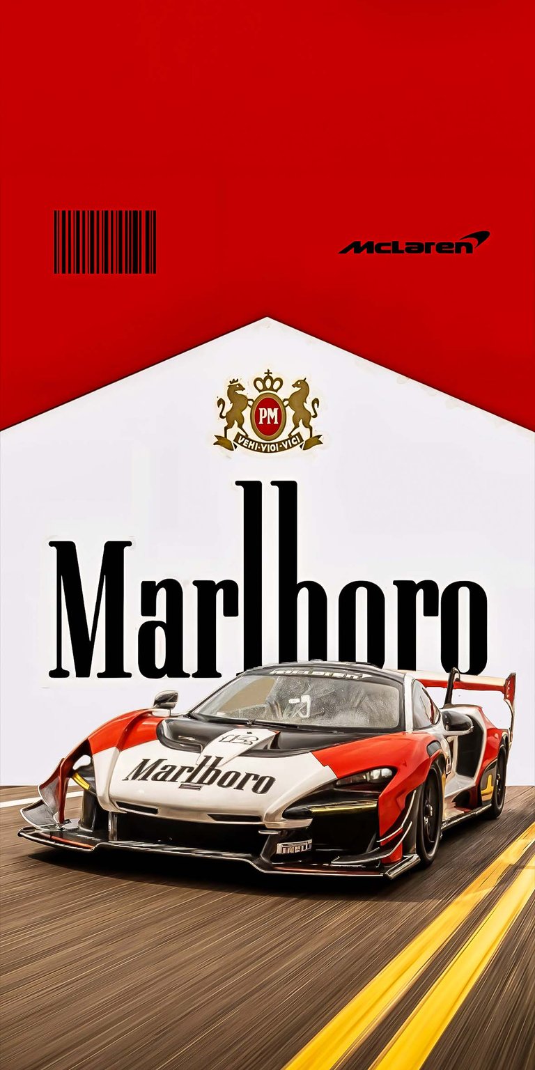 McLaren Senna Marlboro wallpaper iPhone HD