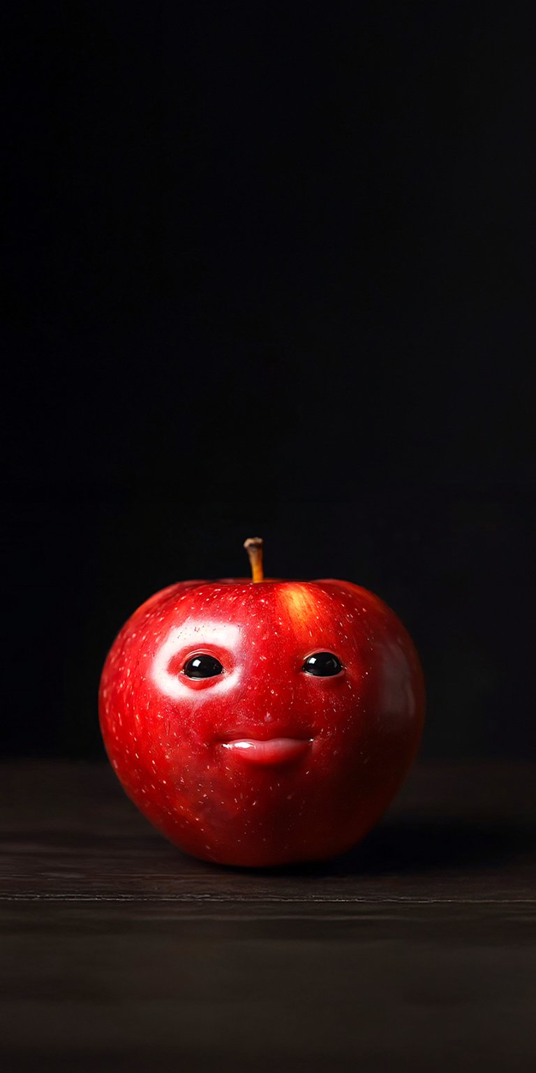 AI apple wallpaper iPhone 4K