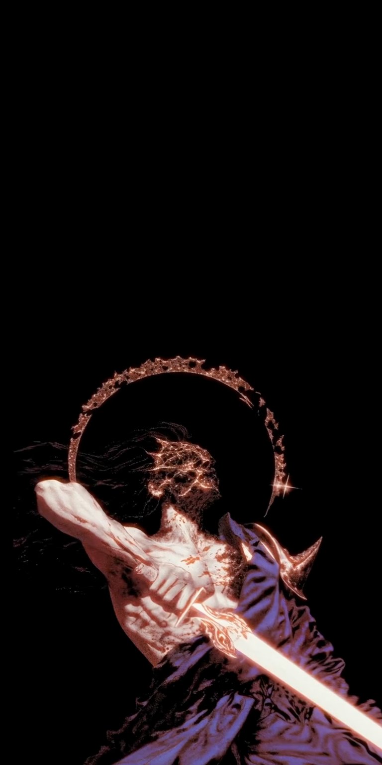 Witness the power of the Golden Order with this stunning 4K wallpaper of Radagon holding his fractured hammer. This iPhone background captures the divine glow and crumbling stone texture of the final boss, making it an essential piece for any Tarnished.