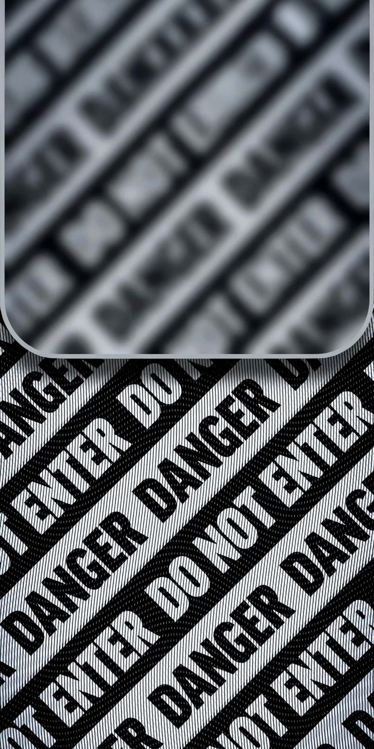 Danger lockscreen wallpaper for iPhone HD