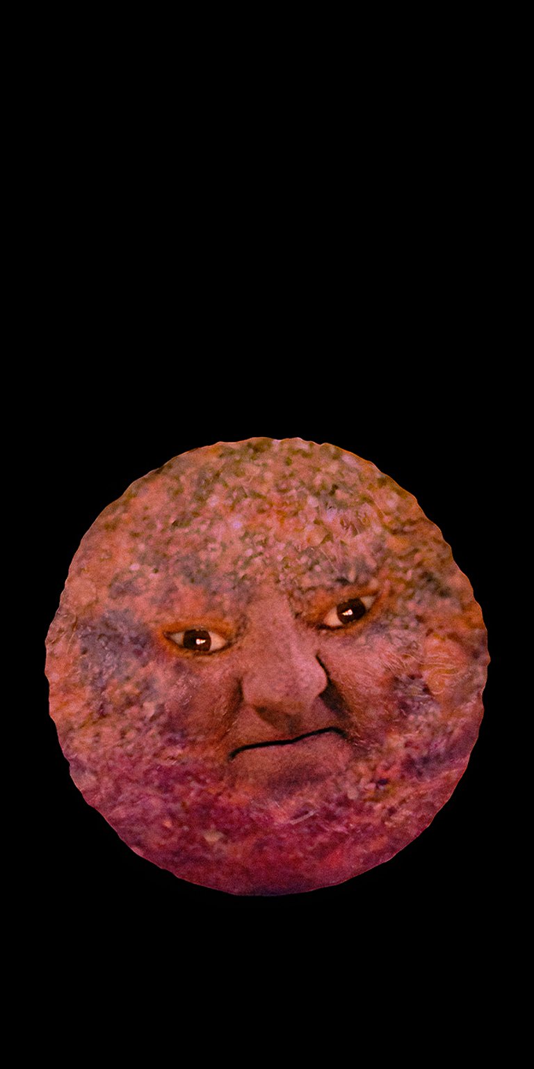 Meatball Martin meme wallpaper for iPhone