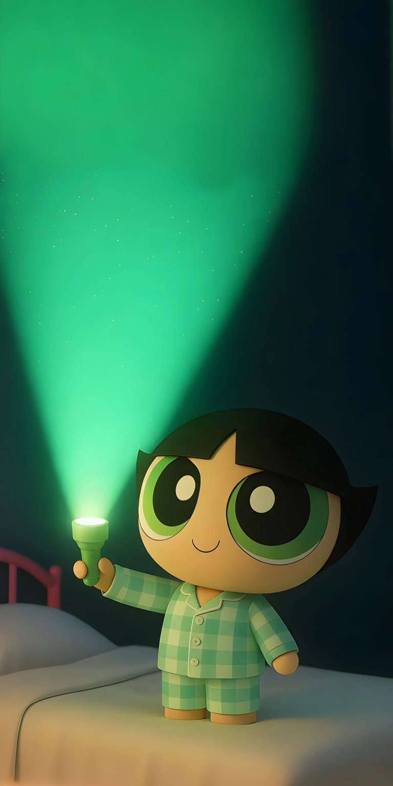 Buttercup flashlight iPhone wallpaper 4K