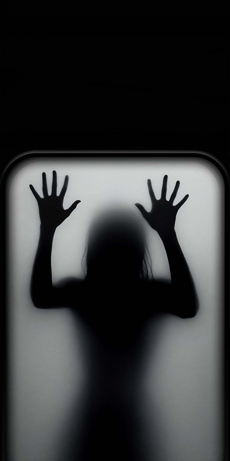 Girl dark blurry wallpaper iPhone