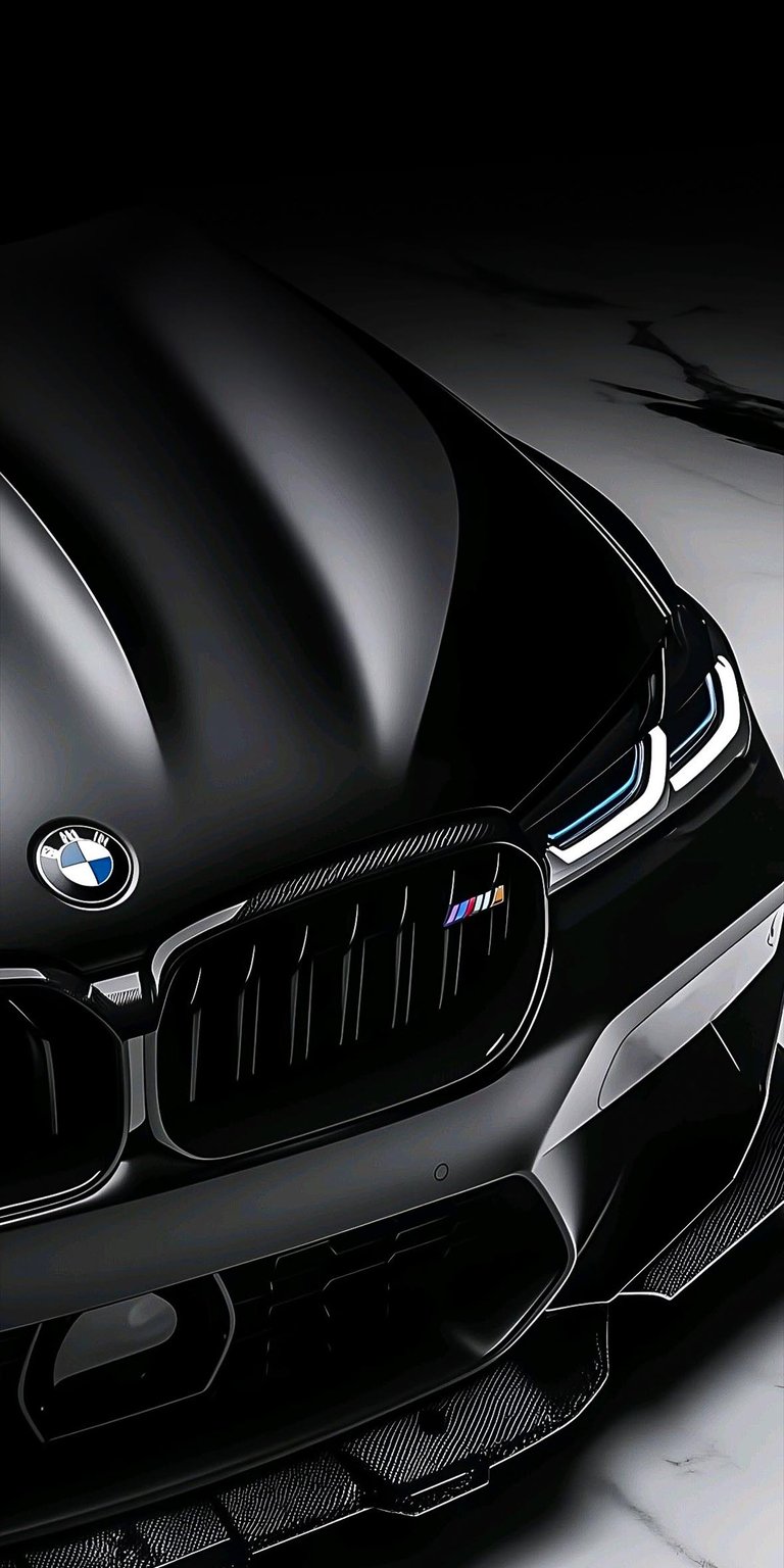 BMW M4 matte black iOS wallpaper