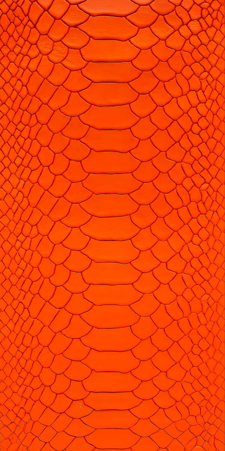 Snake skin orange leather texture wallpaper